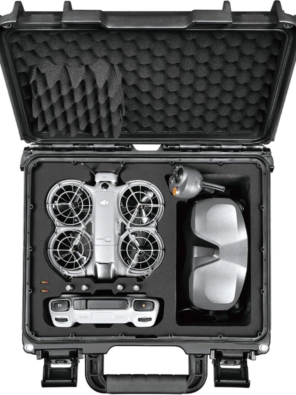 Waterproof Hard Carrying Case for DJI Neo 2 Drone & Accessories - Fly More Combo